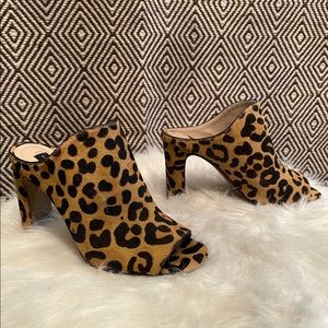 STEVEN leopard dress heels